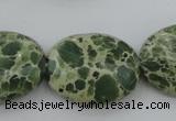 CIJ80 15.5 inches 13*18mm oval impression jasper beads wholesale