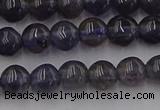 CIL100 15.5 inches 4mm round iolite gemstone beads wholesale