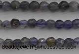 CIL116 15.5 inches 3mm faceted round iolite gemstone beads