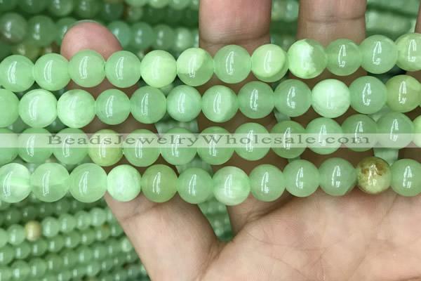 CJB310 15.5 inches 8mm round dyed green jade gemstone beads