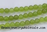 CKA03 15.5 inches 6mm round Korean jade gemstone beads