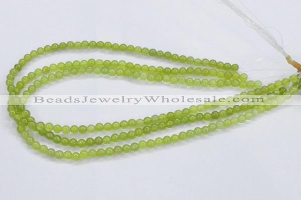 CKA03 15.5 inches 6mm round Korean jade gemstone beads