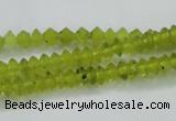 CKA10 15.5 inches 3*5mm rondelle Korean jade gemstone beads