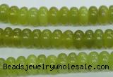 CKA104 15.5 inches 5*10mm rondelle Korean jade gemstone beads