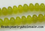 CKA11 15.5 inches 6*10mm rondelle Korean jade gemstone beads