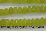 CKA12 15.5 inches 5*8mm rondelle Korean jade gemstone beads