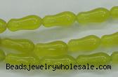 CKA19 15.5 inches 7*15mm bone Korean jade gemstone beads