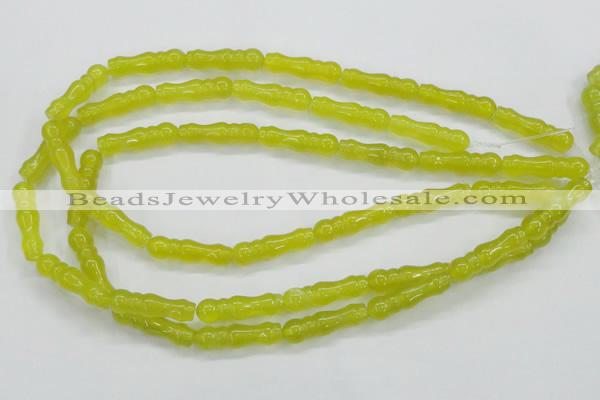 CKA20 15.5 inches 8*28mm bone Korean jade gemstone beads