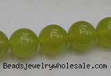 CKA206 15.5 inches 14mm round Korean jade gemstone beads