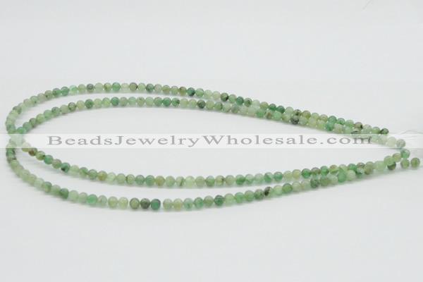 CKC100 16 inches 5mm round natural green kyanite beads wholesale