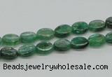 CKC109 16 inches 6*8mm oval natural green kyanite beads wholesale