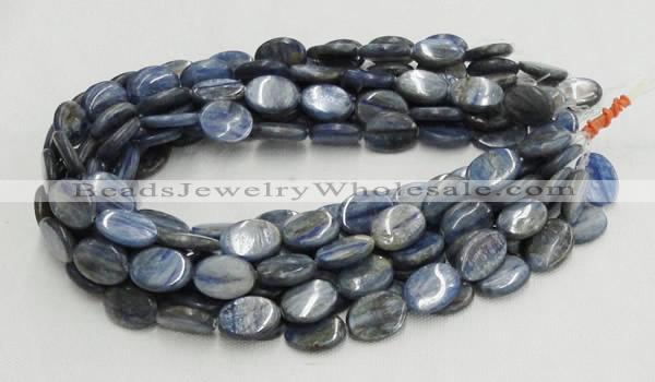 CKC11 16 inches 15*20mm flat oval natural kyanite beads wholesale