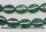 CKC112 16 inches 10*14mm oval natural green kyanite beads wholesale