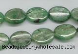 CKC113 16 inches 12*16mm oval natural green kyanite beads wholesale