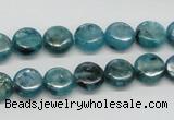 CKC21 16 inches 10mm flat round natural kyanite beads wholesale