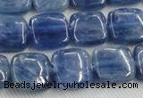 CKC522 15.5 inches 10mm square natural Brazilian kyanite beads