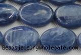 CKC536 15.5 inches 13*18mm oval natural Brazilian kyanite beads