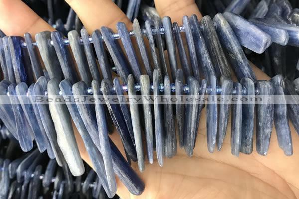 CKC548 Top drilled 10*16mm - 12*50mm sticks kyanite beads