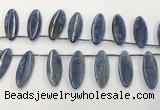 CKC552 Top drilled 10*25mm marquise natural kyanite beads