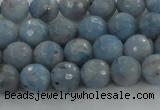 CKC702 15.5 inches 8mm faceted round imitation blue kyanite beads