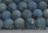 CKC703 15.5 inches 10mm faceted round imitation blue kyanite beads