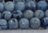 CKC704 15.5 inches 12mm faceted round imitation blue kyanite beads