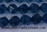 CKC712 15.5 inches 8mm faceted nuggets imitation kyanite beads