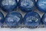 CKC792 15 inches 10mm round blue kyanite beads wholesale