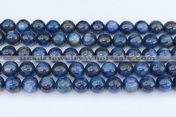 CKC802 15 inches 10mm round blue kyanite beads