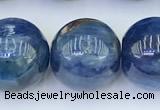 CKC803 15 inches 12mm round blue kyanite beads