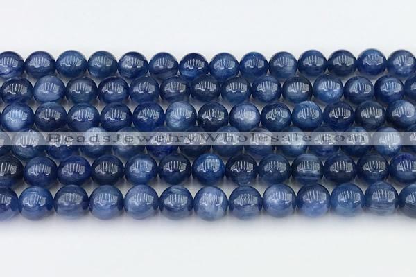 CKC806 15 inches 8mm round blue kyanite beads