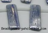 CKC86 Top drilled 12*30mm rectangle natural kyanite gemstone beads