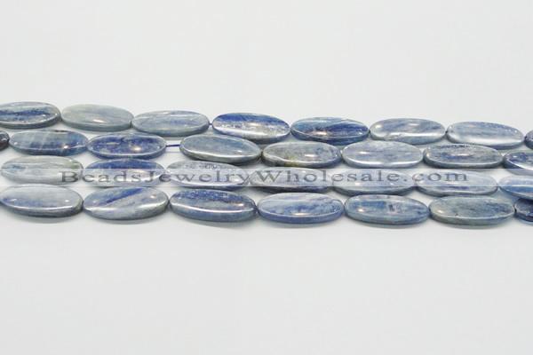 CKC95 15.5 inches 13*30mm oval natural kyanite gemstone beads