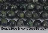 CKJ310 15.5 inches 4mm faceted round kambaba jasper beads