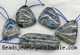 CKJ431 25*35mm - 40*55mm freeform k2 jasper slab pendants