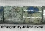 CKJ445 15.5 inches 12*15mm - 14*17mm rectangle natural k2 jasper beads