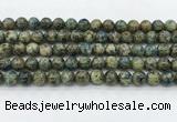 CKJ471 15.5 inches 8mm round natural k2 jasper beads wholesale