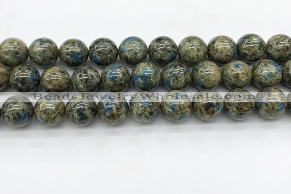 CKJ478 15.5 inches 14mm round natural k2 jasper beads wholesale