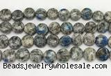 CKJ493 15.5 inches 11mm flat round natural k2 jasper beads