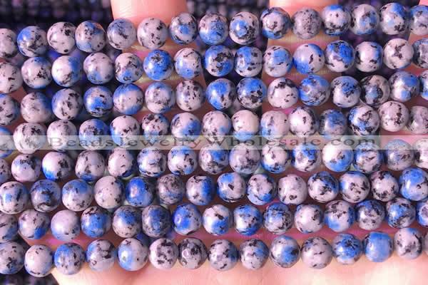 CKJ701 15.5 inches 6mm round imitation k2 jasper beads wholesale