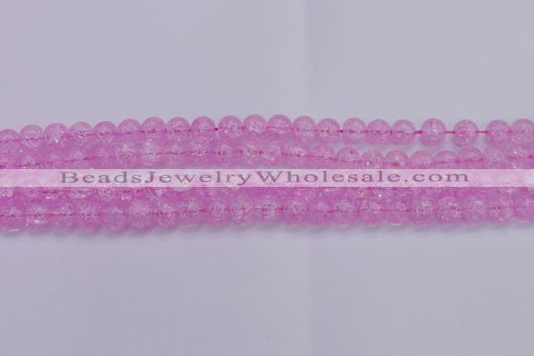 CKQ303 15.5 inches 10mm round dyed crackle quartz beads wholesale