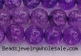 CKQ311 15.5 inches 12mm round dyed crackle quartz beads wholesale