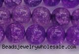 CKQ312 15.5 inches 14mm round dyed crackle quartz beads wholesale