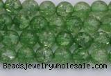 CKQ336 15.5 inches 6mm round dyed crackle quartz beads wholesale