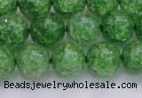CKQ340 15.5 inches 14mm round dyed crackle quartz beads wholesale