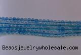 CKQ371 15.5 inches 6mm round dyed crackle quartz beads