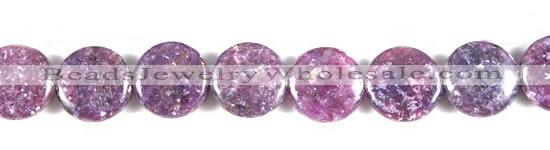 CKU04 15 inches 16mm coin purple kunzite beads wholesale