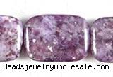 CKU11 15 inches 18*25mm rectangle purple kunzite beads wholesale