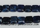 CKU116 15.5 inches 10*10mm square dyed kunzite beads wholesale