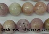 CKU207 15.5 inches 14mm round pink kunzite beads wholesale